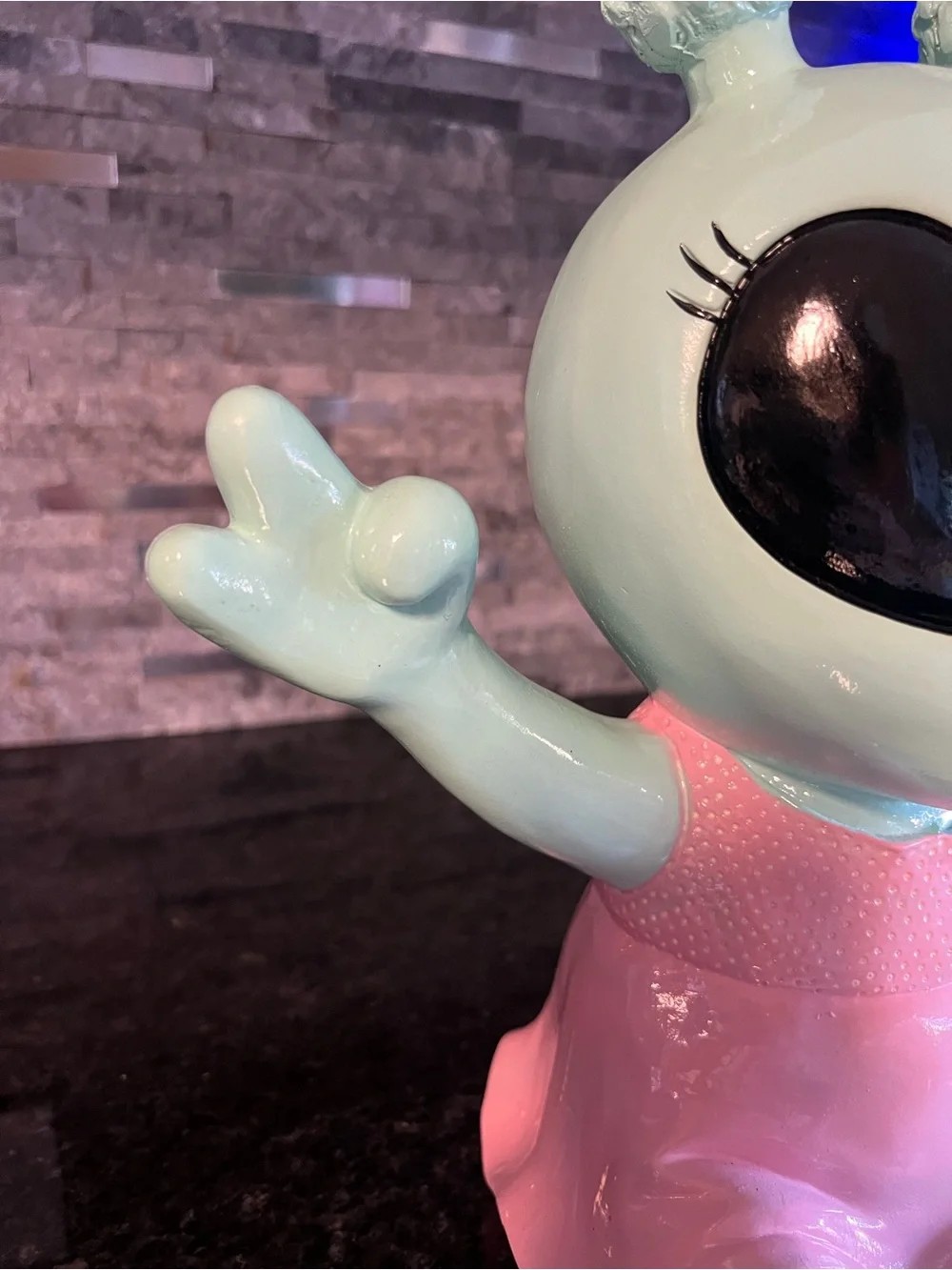 Pastel Toddler Girl ALIEN, Halloween Decor